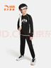 安踏兒童套裝男女童針織運動(dòng)套秋季百搭中大童運動(dòng)兩件套A72535706 曬單實(shí)拍圖
