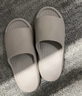 優(yōu)調拖鞋男足弓支撐居家防臭夏季浴室洗澡防滑情侶拖鞋女 隕石灰42-43 曬單實(shí)拍圖