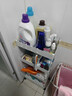 密林 縫隙置物架臥室宿舍收納移動(dòng)衛生間廚房夾縫儲物架4層白色22cm   曬單實(shí)拍圖