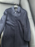 雅戈爾（YOUNGOR）男裝大衣男單排扣外套修身版商務(wù)大衣羊毛混紡羽絨內膽 VYSY015110FFY藏青 M 170/92A 曬單實(shí)拍圖