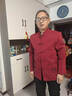 恒源祥男士唐裝中國風(fēng)春秋季套裝中老年人爸爸裝漢服休閑外套男裝兩件套 5809T紅色【單件上衣】 2XL 185/42 曬單實(shí)拍圖
