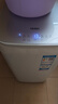 海爾（Haier）全自動(dòng)波輪洗衣機 3KG迷你內衣專(zhuān)洗精華洗 高溫燙洗深層除螨洗兒童衣物 高效洗滌隨換隨洗R586 曬單實(shí)拍圖