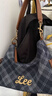 Lee格紋餃子包手提包通勤百搭托特包包【春尚新】送女友送老婆禮物 曬單實(shí)拍圖