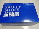 藍鷗盾勞保鞋男超輕透氣防砸鋼包頭防刺軟底耐磨安全工作工地鞋D311 43 曬單實(shí)拍圖
