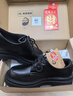馬登德比鞋男款厚底增高黑色大頭皮鞋男通勤百搭cleanfit休閑工裝鞋子 亮面黑 【偏大一碼&5cm增高/光澤感/男士正裝鞋】 40 男碼 曬單實(shí)拍圖