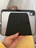 智思慧 適用Apple iPad mini A17Pro保護套8.3英寸蘋(píng)果平板mini7/6旋轉橫豎支撐透明殼硅膠防摔皮套 黑色 曬單實(shí)拍圖
