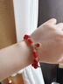 大英博物館東方夢(mèng)境系列轉好運紅瑪瑙手鏈送女友生日禮物騏驥紅 心愿之光紅瑪瑙手鏈 曬單實(shí)拍圖