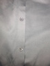 皮爾卡丹（pierre cardin）高級感大碼長(cháng)袖襯衫男士春秋新款加絨加厚純色商務(wù)免燙抗皺襯衣男 長(cháng)衣袖6001灰色 薄款 XL 175建議130-145斤 曬單實(shí)拍圖