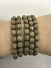 穆百年108顆綠檀木手串 高油高密佛珠男女款多圈檀香手鏈8mm 曬單實(shí)拍圖