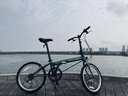 大行（DAHON）經(jīng)典D6折疊自行車(chē)20英寸6速成人休閑單車(chē) KBC061 墨綠色 20英寸 曬單實(shí)拍圖