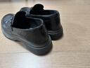 奧古獅登（Agsdon）樂(lè )福鞋女春季新款小皮鞋女工作鞋軟底復古媽媽鞋通勤鞋 黑色 37 曬單實(shí)拍圖