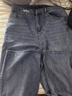 德瑪納【棉質(zhì)高腰直筒牛仔褲】春夏拉鏈長(cháng)褲水洗牛仔褲女 曬單實(shí)拍圖