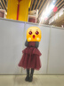 迪士尼（Disney）女童新年衣服加絨女童紅色連衣裙女童拜年服網(wǎng)紗拼接裙TD4EQ003 曬單實(shí)拍圖