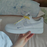 耐克（NIKE） 女子運動(dòng)鞋AIR FORCE 1 '07空軍一號板鞋休閑鞋 DD8959-100 HV2511-100 38 曬單實(shí)拍圖
