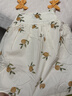 babylove女寶寶包屁衣夏季甜美包屁裙嬰兒吊帶爬服三角哈衣外出服 橘黃滿(mǎn)醉 80cm 曬單實(shí)拍圖