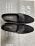 金利來(lái)男鞋新品商務(wù)正裝真皮小牛皮韓版圓頭套腳軟底軟面皮鞋男 黑色 40 曬單實(shí)拍圖