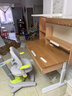 護童（Totguard）櫸木兒童學(xué)習桌椅套裝可升降學(xué)生寫(xiě)字書(shū)桌 星辰1號-X+CW21_綠 曬單實(shí)拍圖