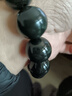 映和 新疆和田玉墨玉手串男士墨青玉圓佛珠串玉石手鏈女情侶款轉運 附證書(shū) 珠子大小18mm 曬單實(shí)拍圖