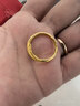 賽菲爾黃金戒指女足金黑神話(huà)悟空如意金箍棒戒指立體活口指環(huán) 約5.39克 曬單實(shí)拍圖