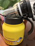 金灶（KAMJOVE）雙層保溫隔熱燜泡壺316不銹鋼內膽泡茶壺茶水分離沏茶壺沖茶壺 黃色（五行·土） 700ml 曬單實(shí)拍圖