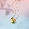 潮宏基 寶護小胖葫黃金吊墜女福祿葫蘆足金轉運珠溫變琺瑯5D硬金禮物 套裝(大小版葫蘆+小圓滿(mǎn)+銀鏈)預售 曬單實(shí)拍圖
