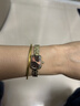 飛亞達（FIYTA）明星同款“小金表”竹節鏈深棕盤(pán)復古手表女 節日禮物送女友 曬單實(shí)拍圖