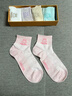 浪莎襪子女夏季中筒純棉女士透氣防臭網(wǎng)眼女襪夏季薄款5雙混色 曬單實(shí)拍圖