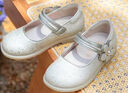 江博士皮鞋秋季女寶兒童禮儀鞋學(xué)步鞋女童公主鞋2B14A3101AW金色25碼 曬單實(shí)拍圖