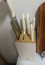雙立人（ZWILLING）刀具套裝全套廚房刀具白色6件套菜刀砍骨刀水果刀多用刀廚具組合切菜切肉刀 曬單實(shí)拍圖