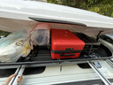 MIIKKE汽車(chē)車(chē)頂行李箱suv通用轎車(chē)超薄扁平車(chē)載車(chē)頂旅行箱大容量易安裝 雙開(kāi)680L黑/白/灰+靜音橫桿 曬單實(shí)拍圖