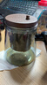 古德窯 茶壺泡茶壺茶水分離飄逸杯2025新款玻璃內膽一鍵過(guò)濾泡茶杯茶具 胡桃木玻璃煙灰款飄逸茶壺 650ml 曬單實(shí)拍圖