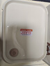 樂(lè )扣樂(lè )扣（LOCK&LOCK）玻璃飯盒微波爐加熱專(zhuān)用上班族2025新款帶飯餐盒便當盒密封保鮮碗 奶白-大長(cháng)三隔1050ML+包+餐具 曬單實(shí)拍圖