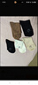 棉滿(mǎn)滿(mǎn)襪子女士中筒襪春秋季100%純棉抗菌防臭女生卡通小熊長(cháng)筒全棉6雙 曬單實(shí)拍圖