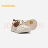 巴拉巴拉寶寶學(xué)步鞋輕便防滑嬰兒鞋秋季男童魔術(shù)貼鞋子萌趣小動(dòng)物 白咖色調00315 20 曬單實(shí)拍圖