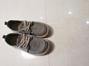 百麗舒適簡(jiǎn)約休閑布鞋男26新夏透氣輕盈厚底增高鞋8WK04BM6 灰色 41 曬單實(shí)拍圖