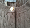 POLOWALK女士針織衫秋圓領(lǐng)開(kāi)衫時(shí)尚百搭經(jīng)典復古款毛衣早春針織開(kāi)衫 灰色 【新款】 2XL (175) 曬單實(shí)拍圖