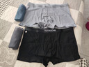 貓人【精梳棉-安心品質(zhì)】男士?jì)妊澞屑兠揲L(cháng)效抗菌蠶絲襠男生四角短褲 曬單實(shí)拍圖