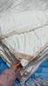 蠶花娘娘【錦繡年華】100%臻品桑蠶絲被子母被子絲重2+4斤200*230cm【白】 曬單實(shí)拍圖