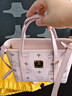 MCM【三八節禮物】 TONI 超迷你輕霧粉菜籃子手提包托特包送女友 輕霧粉 超迷你 曬單實(shí)拍圖