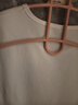森馬（Semir）短袖t恤女26夏季短款圓領(lǐng)打底衫正肩收腰顯瘦V領(lǐng)內搭109326100003 曬單實(shí)拍圖