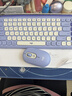 羅技（Logitech）POP ICON KEYS無(wú)線(xiàn)藍牙鍵盤(pán) AI輕音薄膜電腦辦公鍵盤(pán)鼠標套裝mac ipad鍵鼠套裝泡泡鍵盤(pán)自定義85鍵 POP ICON COMBO 紫色 曬單實(shí)拍圖