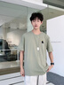 名創(chuàng  )優(yōu)品短袖男純棉夏季t恤男生港風(fēng)日系體恤衫男士基礎款半袖Z 棕綠 XL 曬單實(shí)拍圖