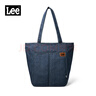 Lee托特包女2026新款大容量通勤單肩包男簡(jiǎn)約春夏腋下包上課手提包 牛仔藍 曬單實(shí)拍圖