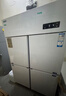 海爾（Haier）廚房冰箱商用立式四門(mén)\六開(kāi)門(mén)冰柜飯店食堂酒店飯店餐廳后廚不銹鋼銅管大容量保鮮冷藏冷凍 1050升雙系統丨四門(mén)全冷藏1050C4S 曬單實(shí)拍圖