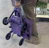 小虎子可坐可躺兒童旅行車(chē)輕便折疊可登機嬰兒口袋推車(chē)遛娃神器T3紫色 曬單實(shí)拍圖
