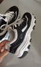 斯凱奇奧利奧|女鞋黑白老爹鞋復古熊貓鞋透氣運動(dòng)鞋88888250 曬單實(shí)拍圖