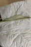 羅萊家紡 被子被芯 A類(lèi)可機洗100%全棉保暖加厚深睡冬被 綠200*230 曬單實(shí)拍圖