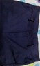 杉杉（FIRS）高彈力牛奶絲男褲秋冬加厚男士商務(wù)休閑褲西褲 藏青 33  曬單實(shí)拍圖