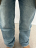 Pure:Moment:商場(chǎng)同款24夏季新品牛仔藍牛仔褲4E8251591-N 牛仔藍 M 曬單實(shí)拍圖