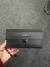 滕閣廂 錢(qián)包男士長(cháng)款卡包銀行卡證件包大容量時(shí)尚鎖扣手拿包零錢(qián)手機包 黑色 曬單實(shí)拍圖